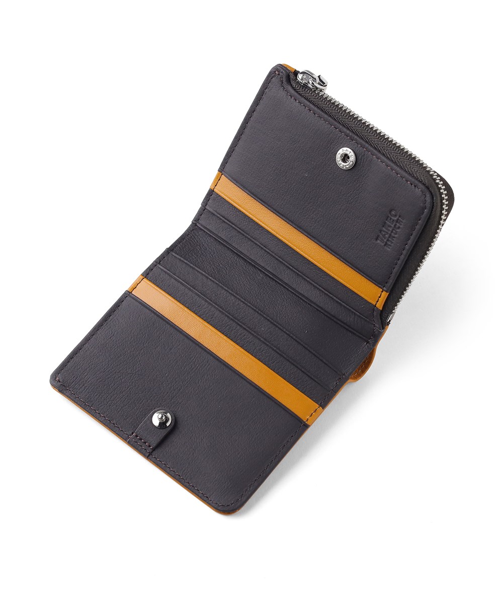 タケオキクチ ピエトロ コンパクト 二つ折り財布 カード段8