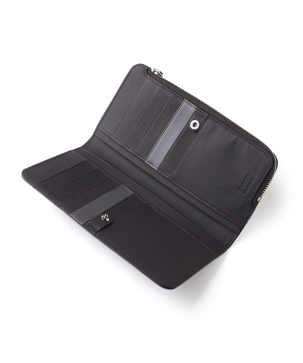 タケオキクチ ピエトロ 長財布 L字ファスナー カード段12