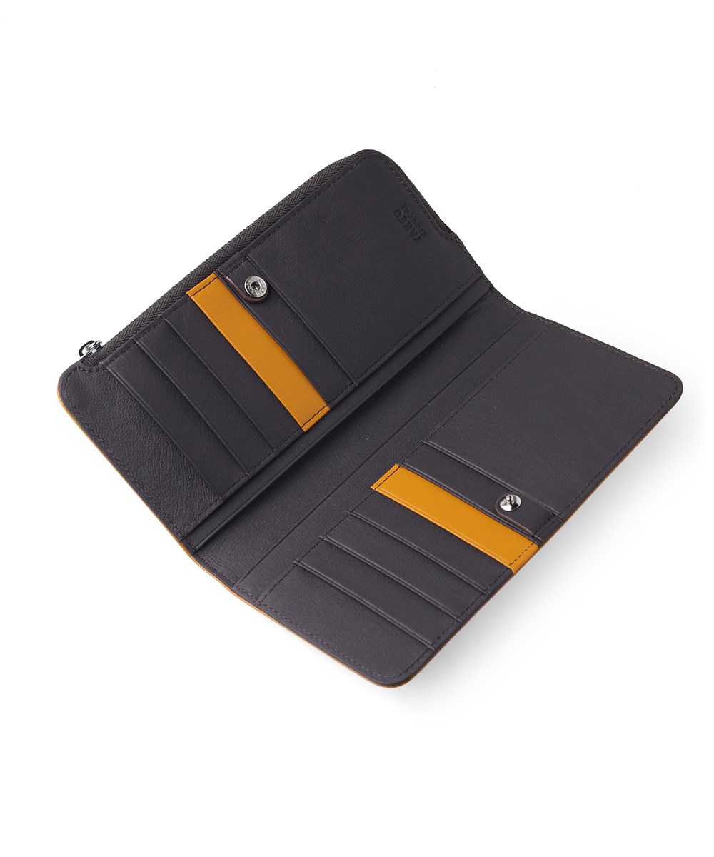 タケオキクチ ピエトロ 長財布 L字ファスナー カード段12