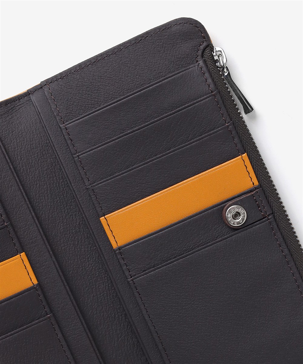 タケオキクチ ピエトロ 長財布 L字ファスナー カード段12