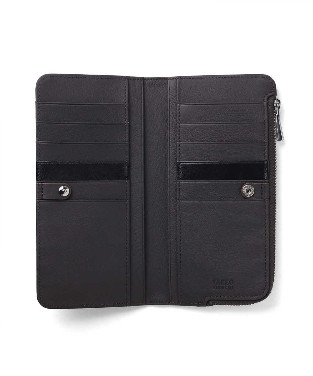 タケオキクチ ピエトロ 長財布 L字ファスナー カード段12