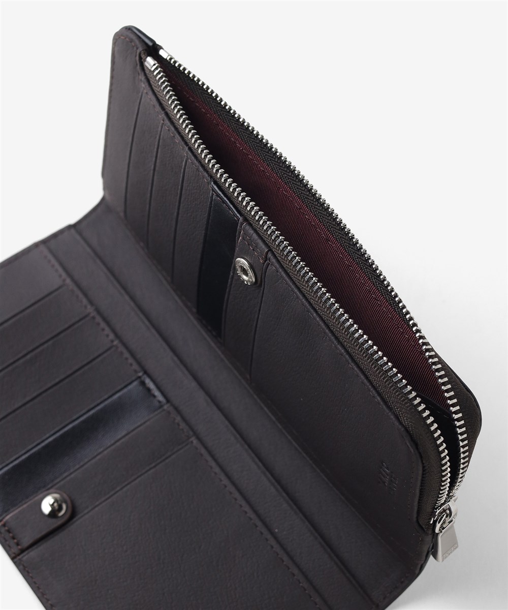 タケオキクチ ピエトロ 長財布 L字ファスナー カード段12