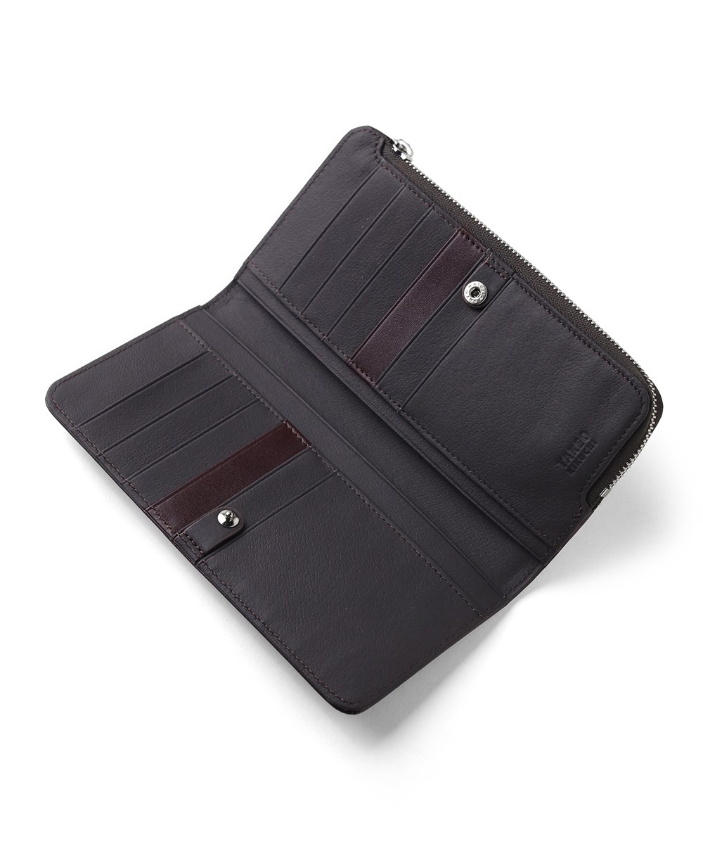 タケオキクチ ピエトロ 長財布 L字ファスナー カード段12