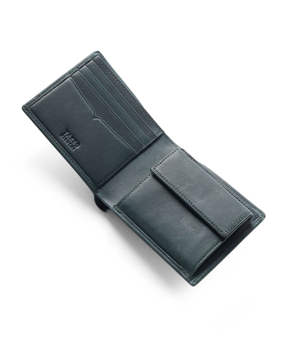 タケオキクチ クロードII 二つ折り財布 カード段4