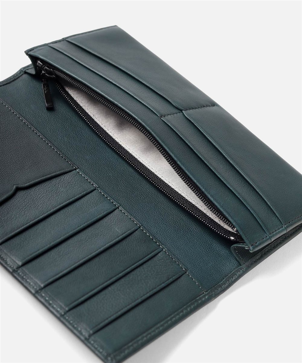 タケオキクチ クロードII かぶせ長財布 カード段10