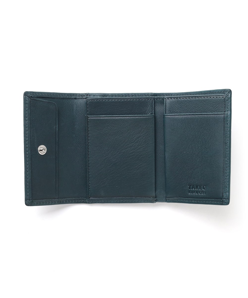 タケオキクチ クロードII 三つ折り財布 カード段4