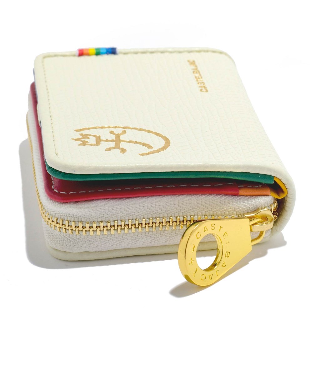 カステルバジャック レインボー パスケース兼用 小銭入れ