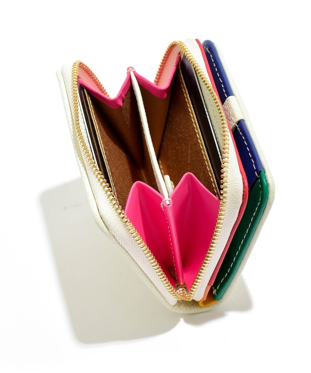 カステルバジャック レインボー パスケース兼用 小銭入れ