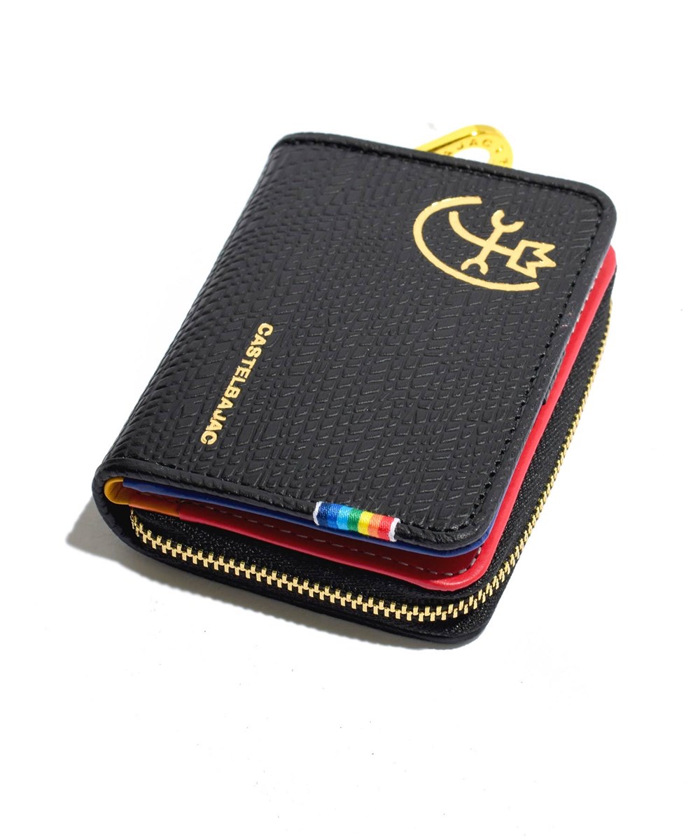 カステルバジャック レインボー パスケース兼用 小銭入れ