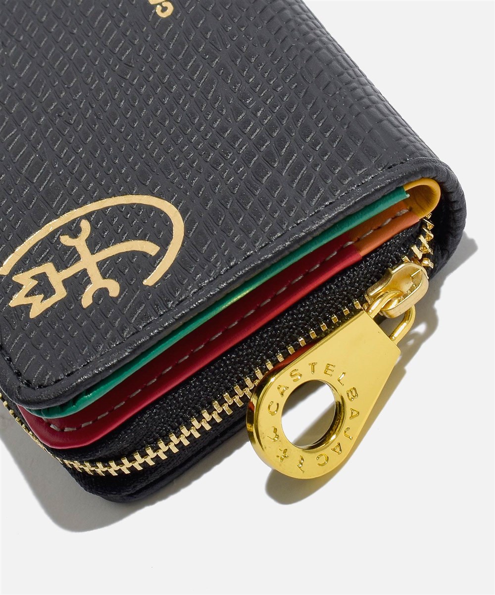 カステルバジャック レインボー パスケース兼用 小銭入れ