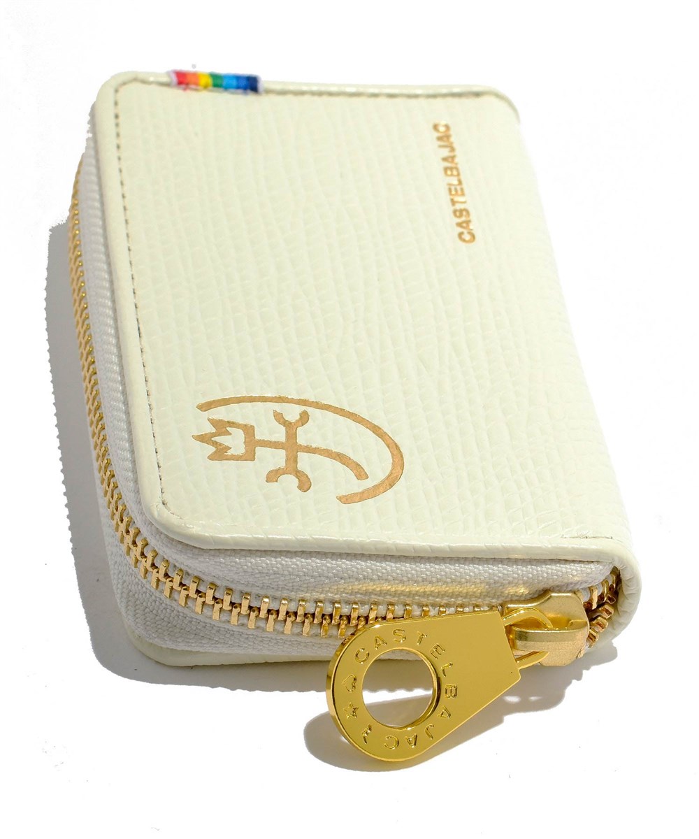 カステルバジャック レインボー パスケース兼用 キーケース