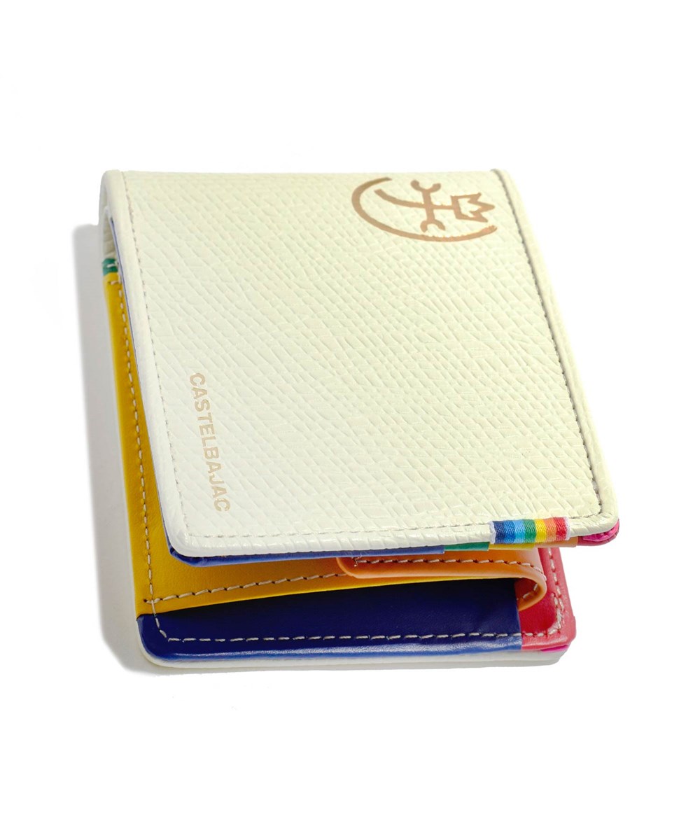 カステルバジャック レインボー 二つ折り財布 カード段9