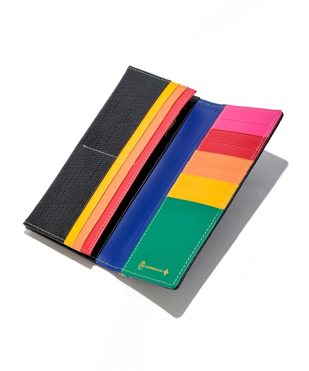 カステルバジャック レインボー 長財布 カード段20