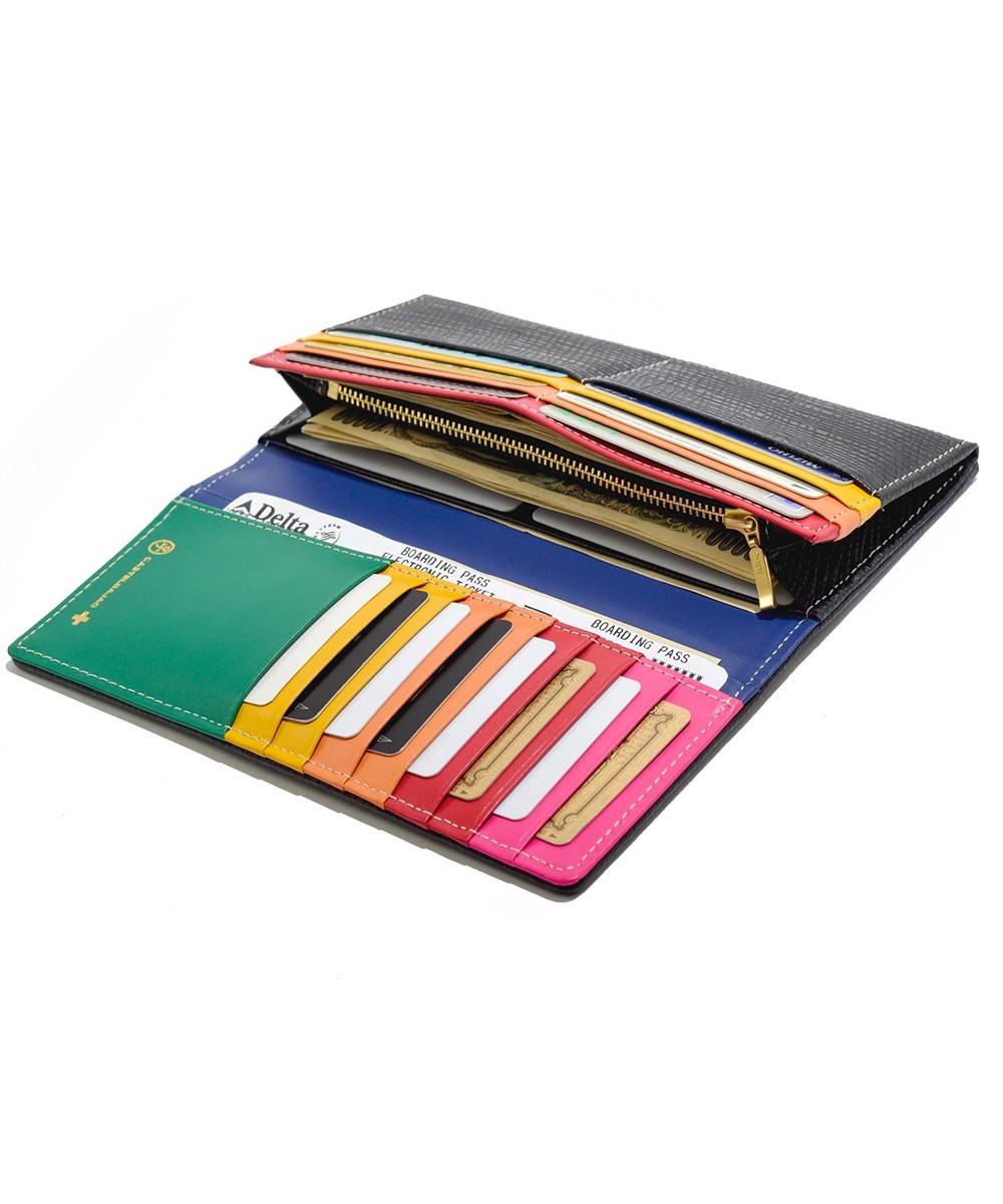 カステルバジャック レインボー 長財布 カード段20