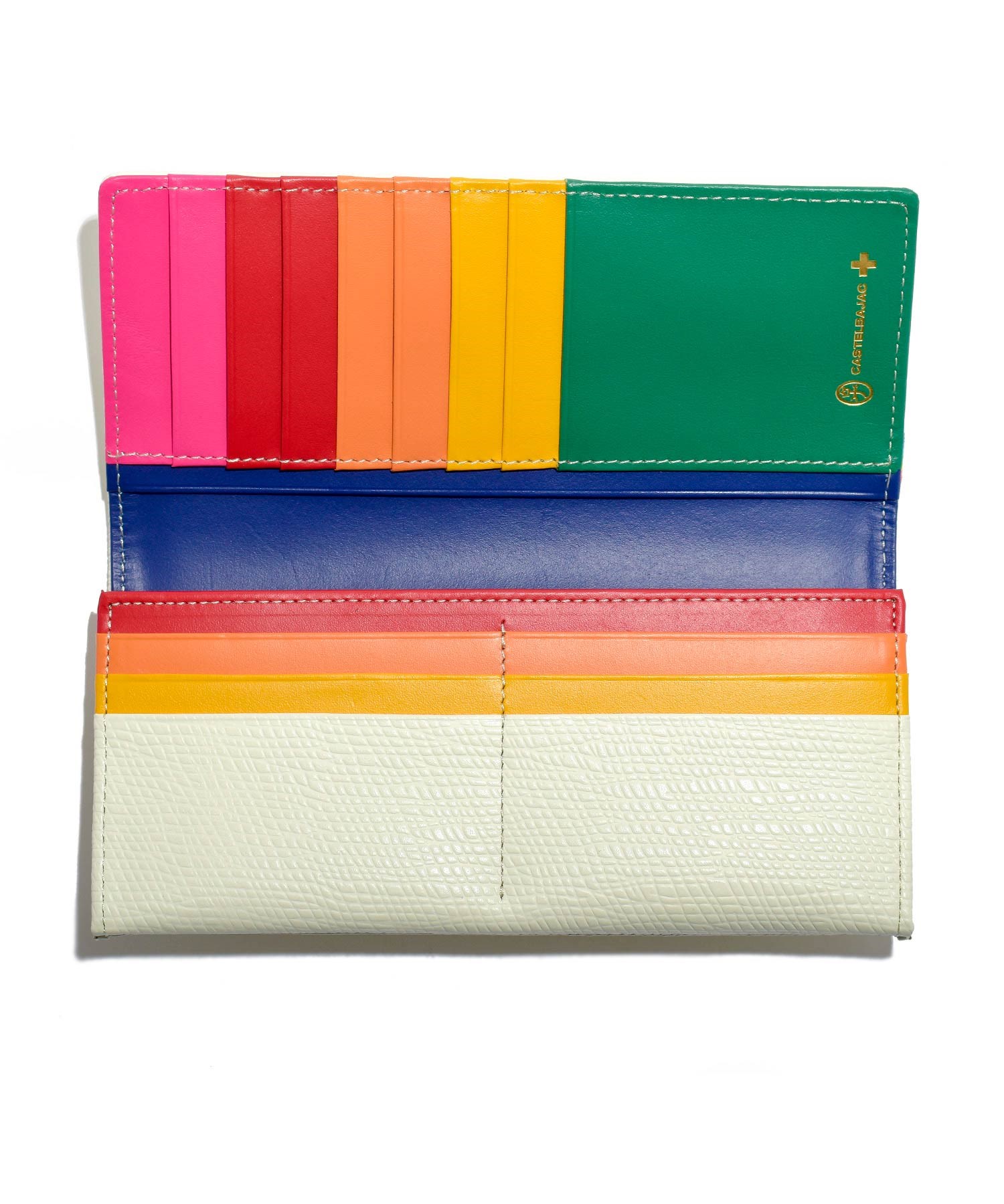 CASTELBAJAC / カステルバジャック レインボー 長財布 カード段20