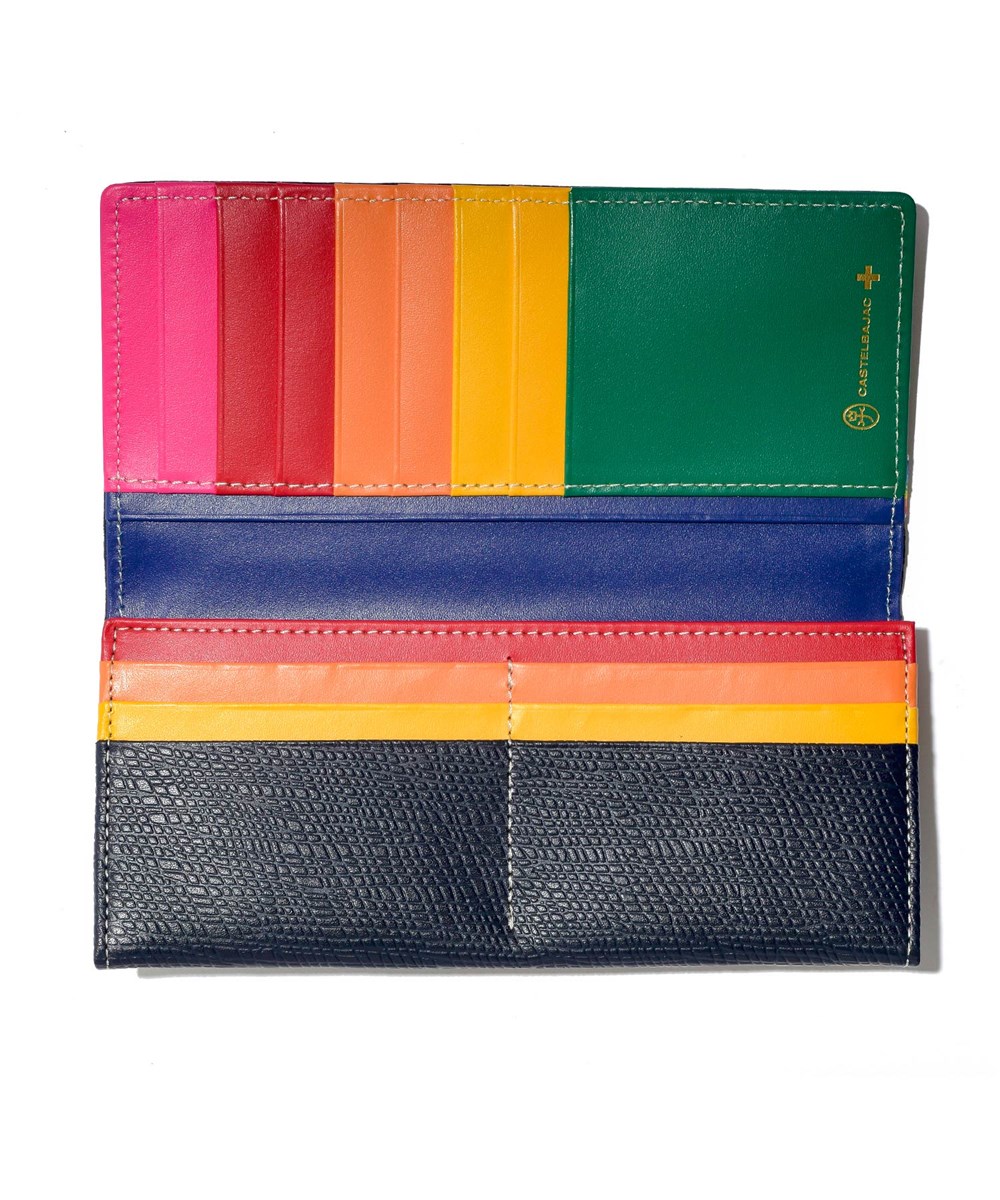 カステルバジャック レインボー 長財布 カード段20