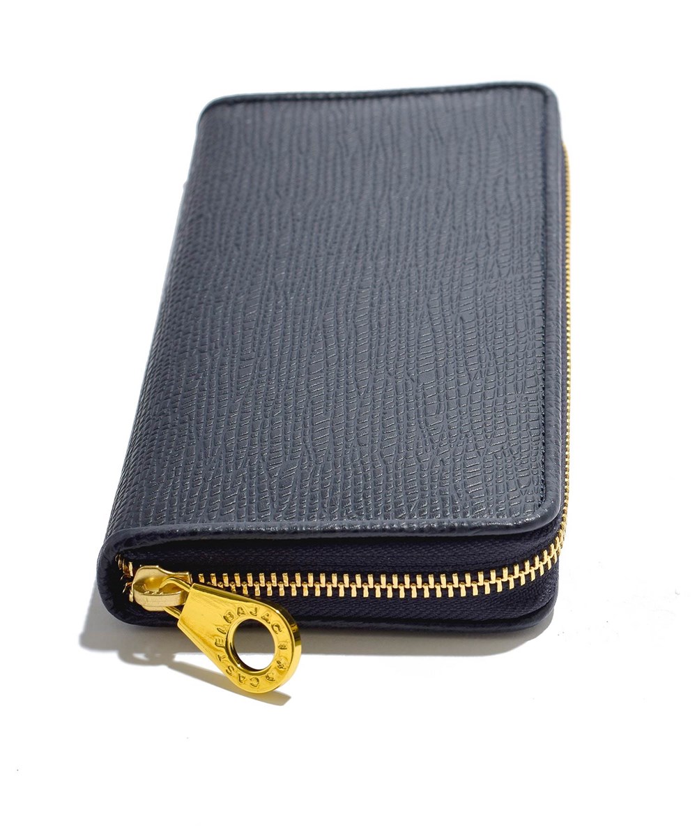 カステルバジャック レインボー ラウンドファスナー長財布 カード段13