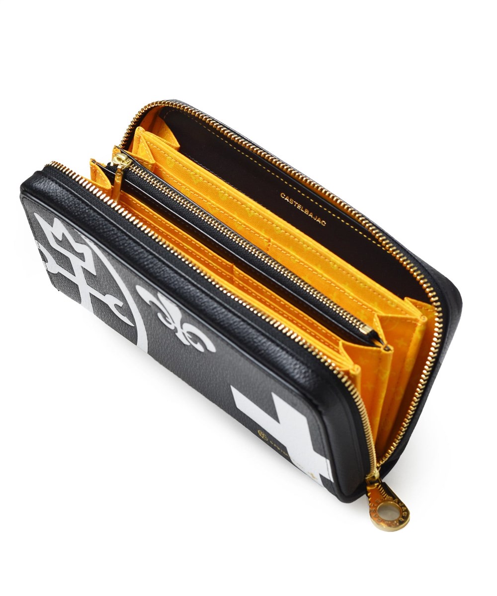 カステルバジャック ネゼル ラウンドファスナー長財布 カード段36