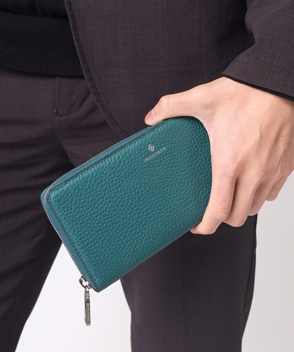 ドレステリア キャバリア ラウンドファスナー長財布 ギャルソン型 カード段19