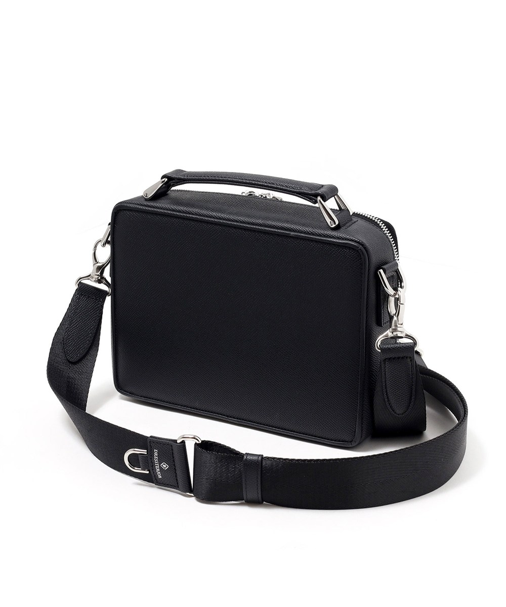 ドレステリア エアデール レザーショルダーバッグ 手付き