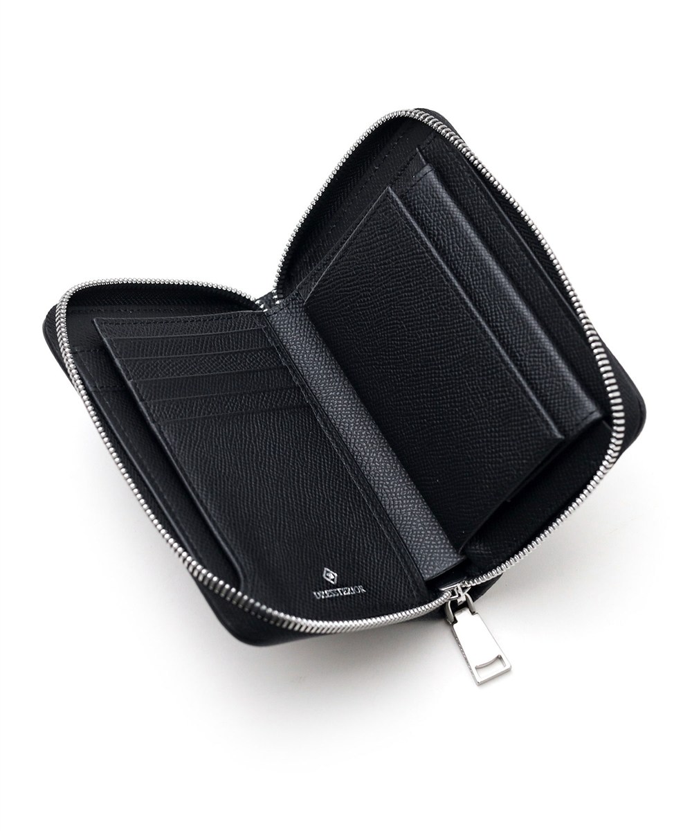 ドレステリア エアデール ラウンドファスナーセミ長財布 カード段9