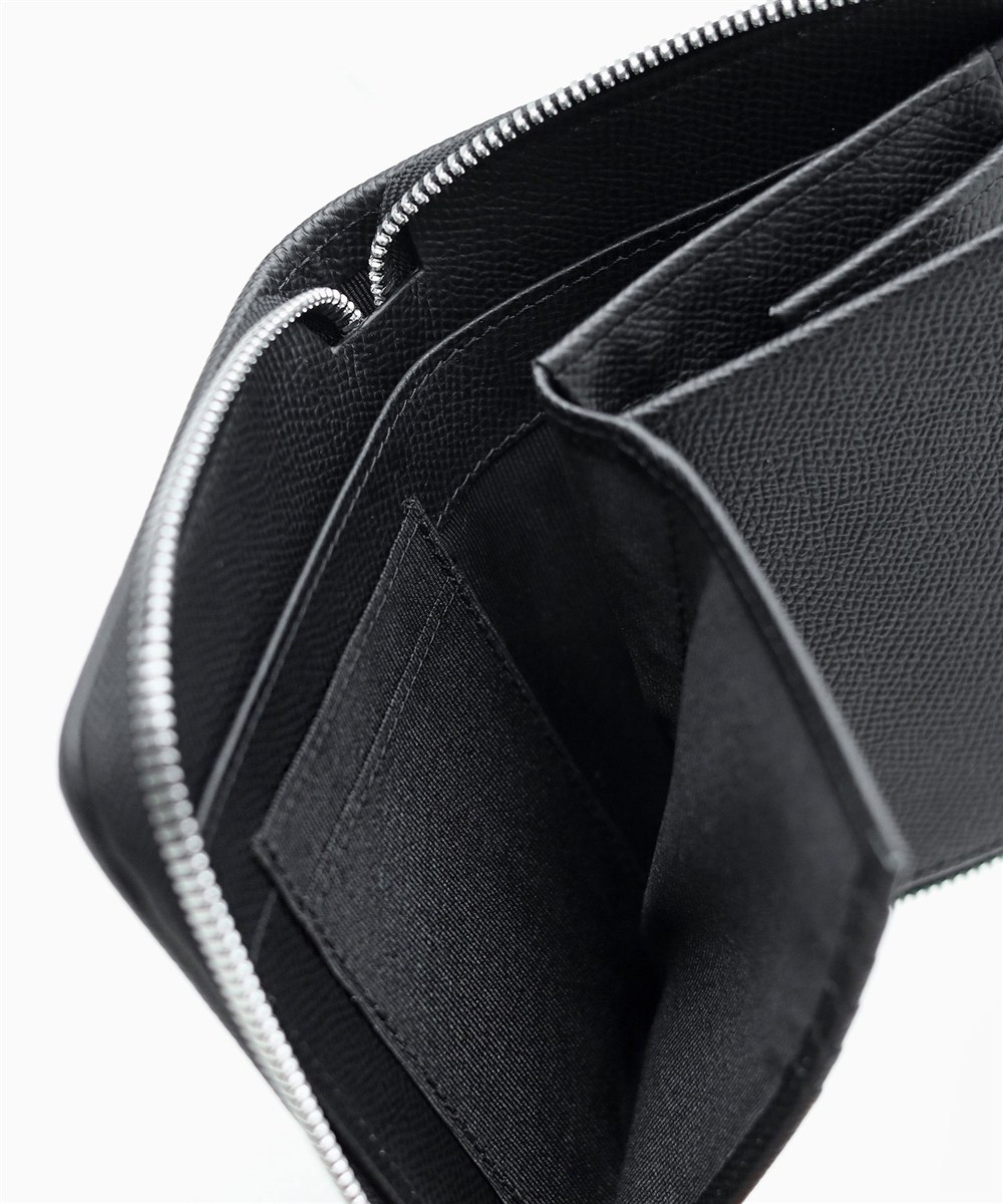 ドレステリア エアデール ラウンドファスナーセミ長財布 カード段9