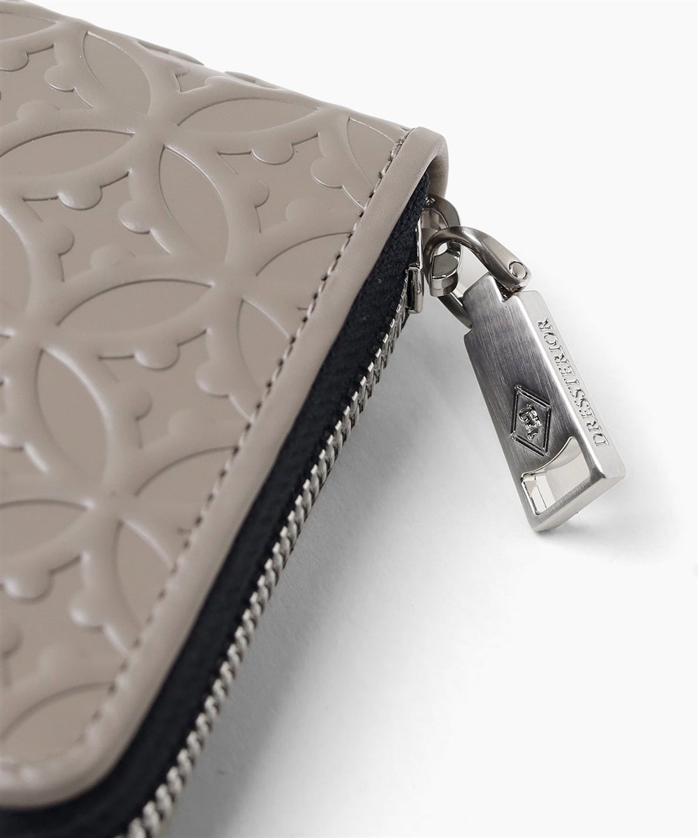 ドレステリア ウェルシュ ラウンドファスナーセミ長財布 カード段8