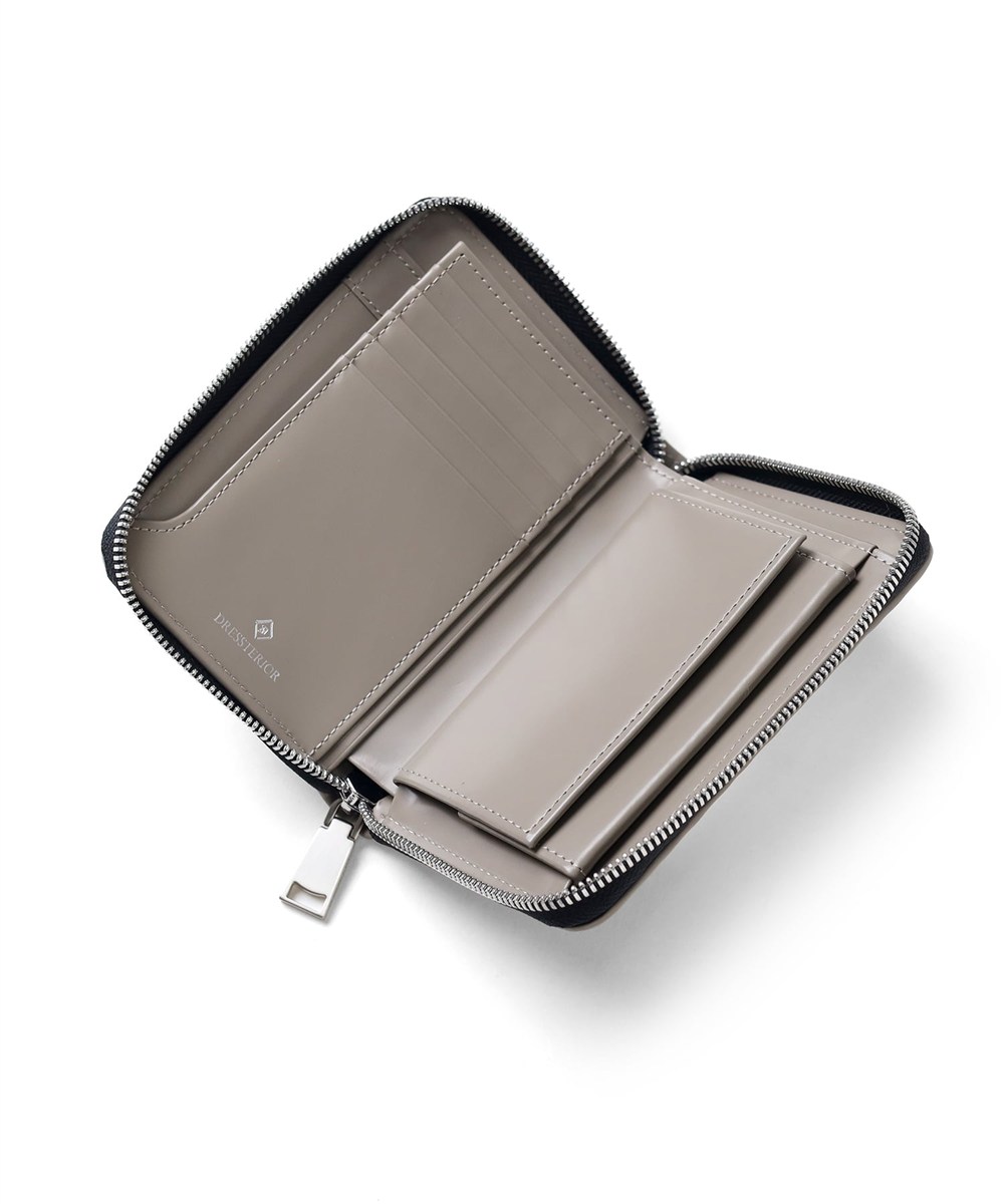 ドレステリア ウェルシュ ラウンドファスナーセミ長財布 カード段8