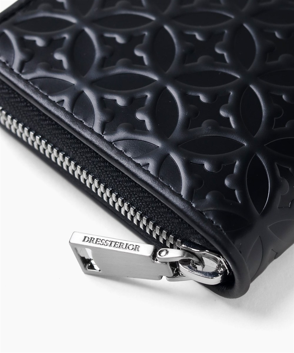 ドレステリア ウェルシュ ラウンドファスナーセミ長財布 カード段8