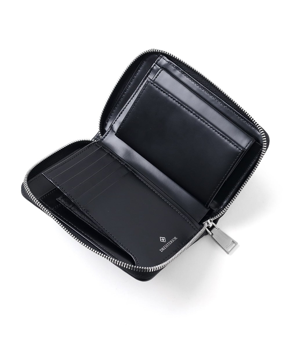 ドレステリア ウェルシュ ラウンドファスナーセミ長財布 カード段8