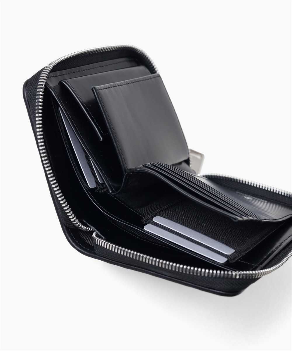 ドレステリア ウェルシュ ラウンドファスナーセミ長財布 カード段8