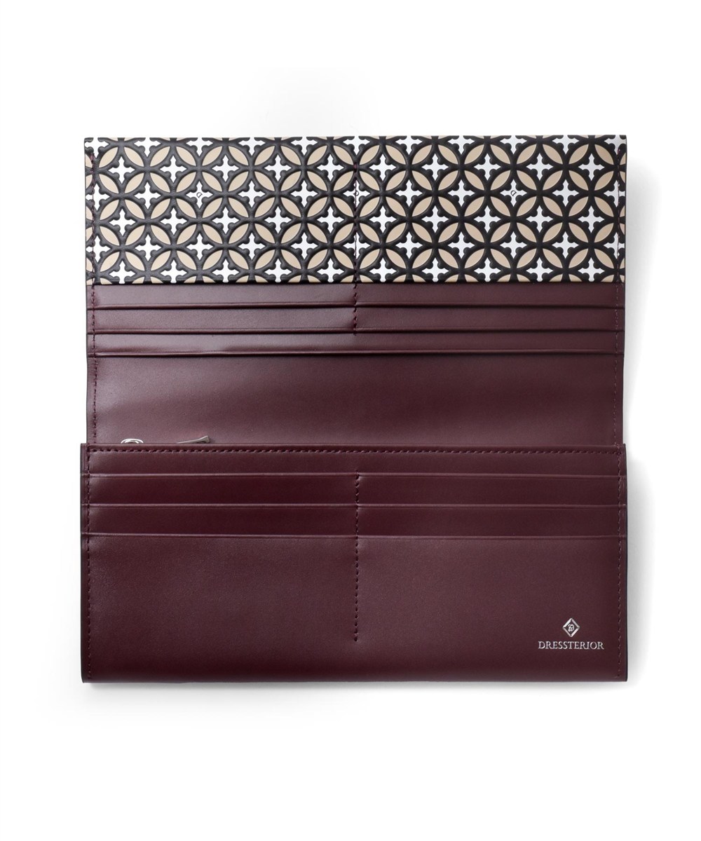 ドレステリア チェスキー かぶせ長財布 カード段18