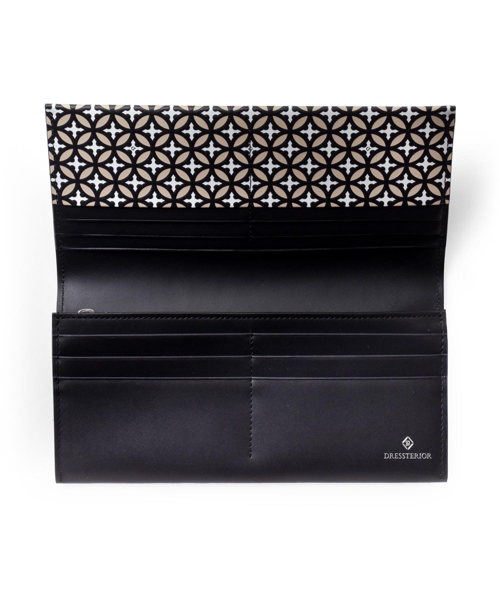 ドレステリア チェスキー かぶせ長財布 カード段18