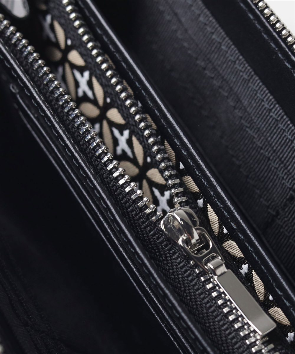 ドレステリア ノーブル ラウンドファスナー長財布 カード段14