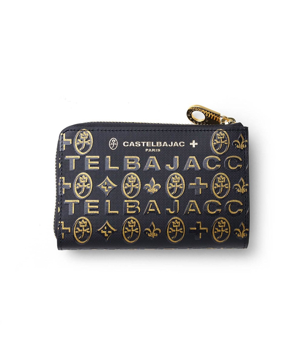 カステルバジャック シテ L字ファスナーセミ長財布 カード段6