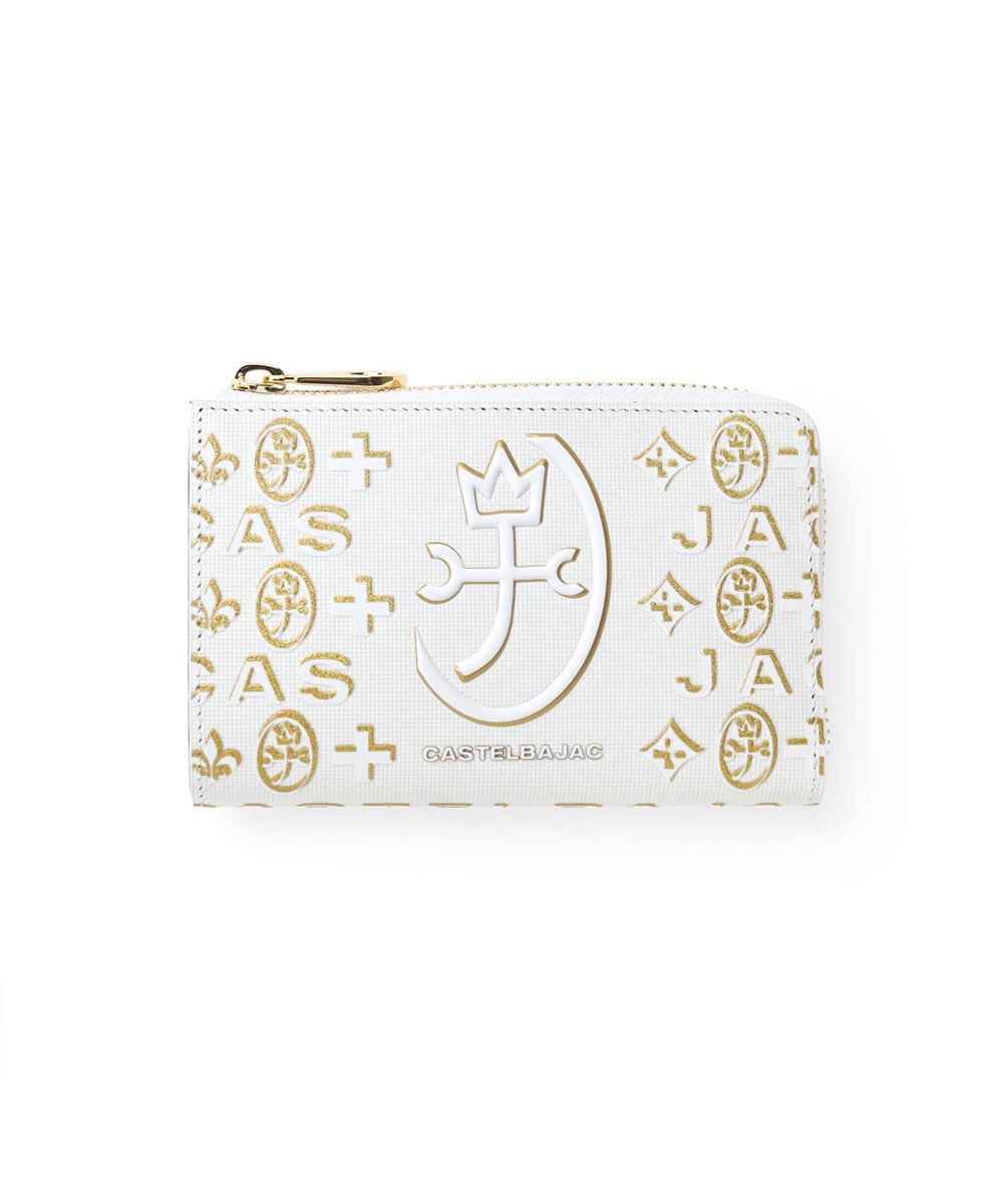 カステルバジャック シテ L字ファスナーセミ長財布 カード段6