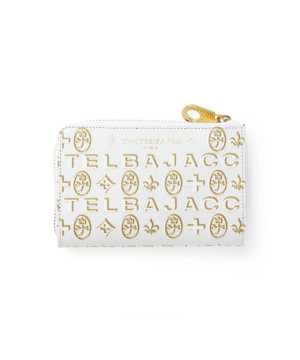 カステルバジャック シテ L字ファスナーセミ長財布 カード段6