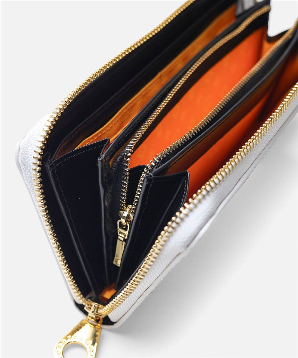 カステルバジャック シテ ラウンドファスナー長財布 カード段12