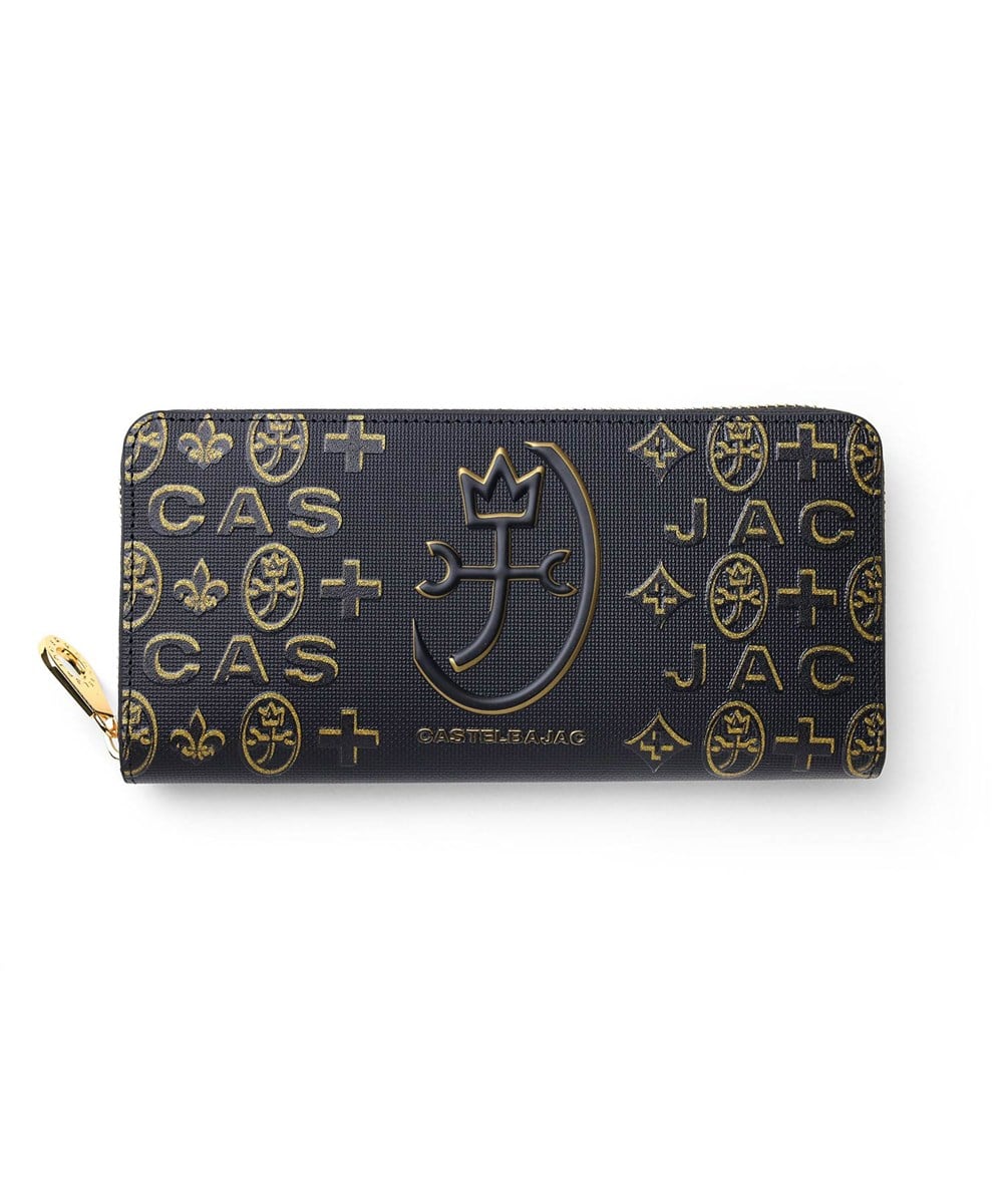カステルバジャック シテ ラウンドファスナー長財布 カード段12