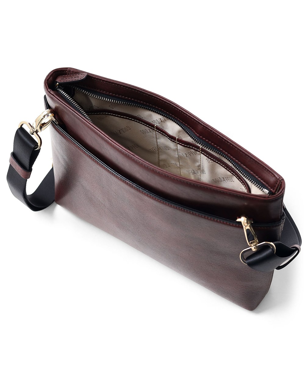 ゴールドファイル オックスフォード クラッチバッグ兼用 レザーショルダーバッグ B5