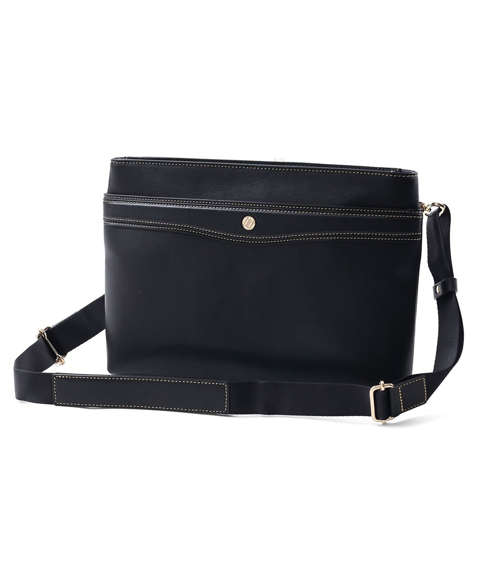 ゴールドファイル オックスフォード クラッチバッグ兼用 レザーショルダーバッグ B5