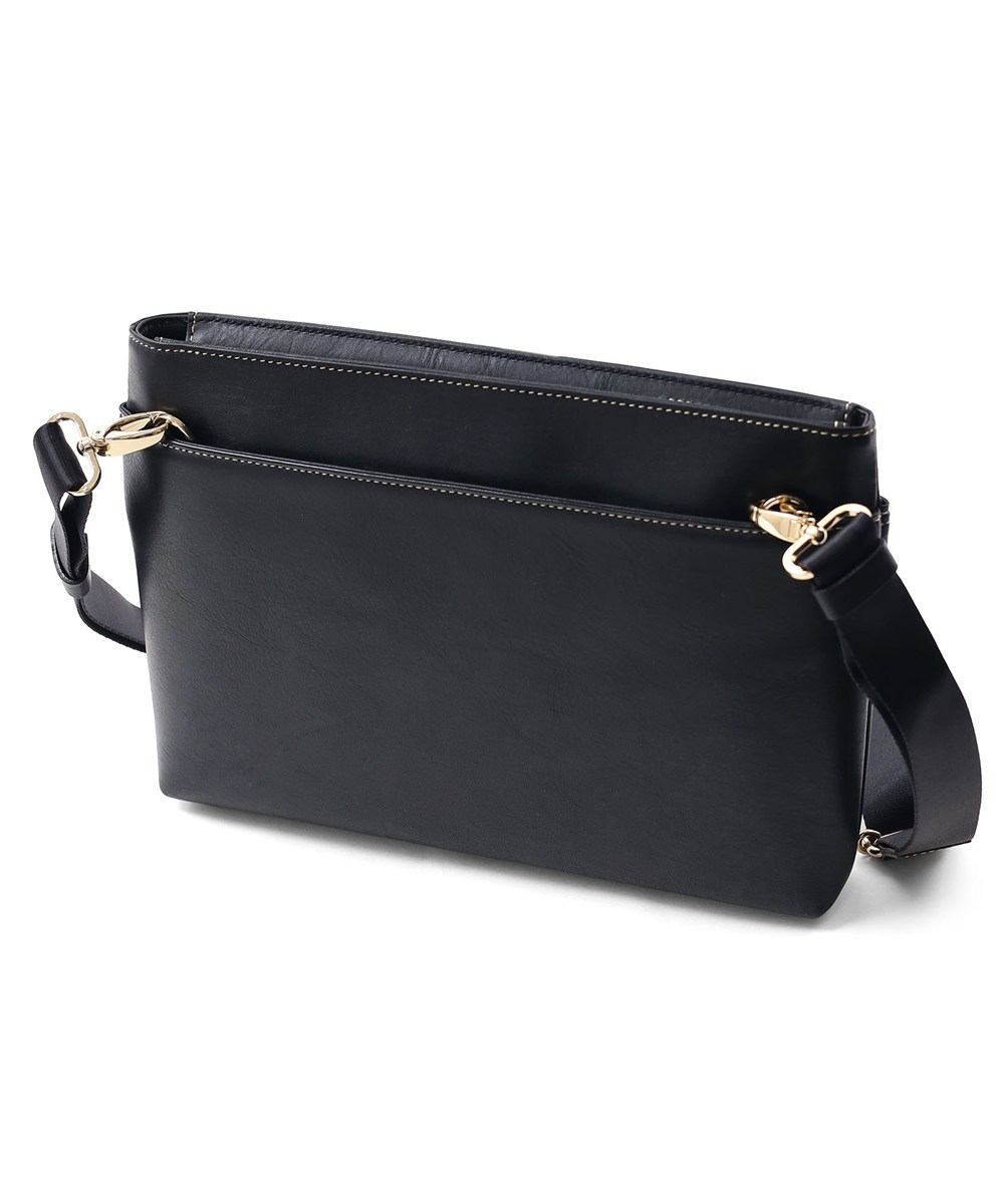 ゴールドファイル オックスフォード クラッチバッグ兼用 レザーショルダーバッグ B5