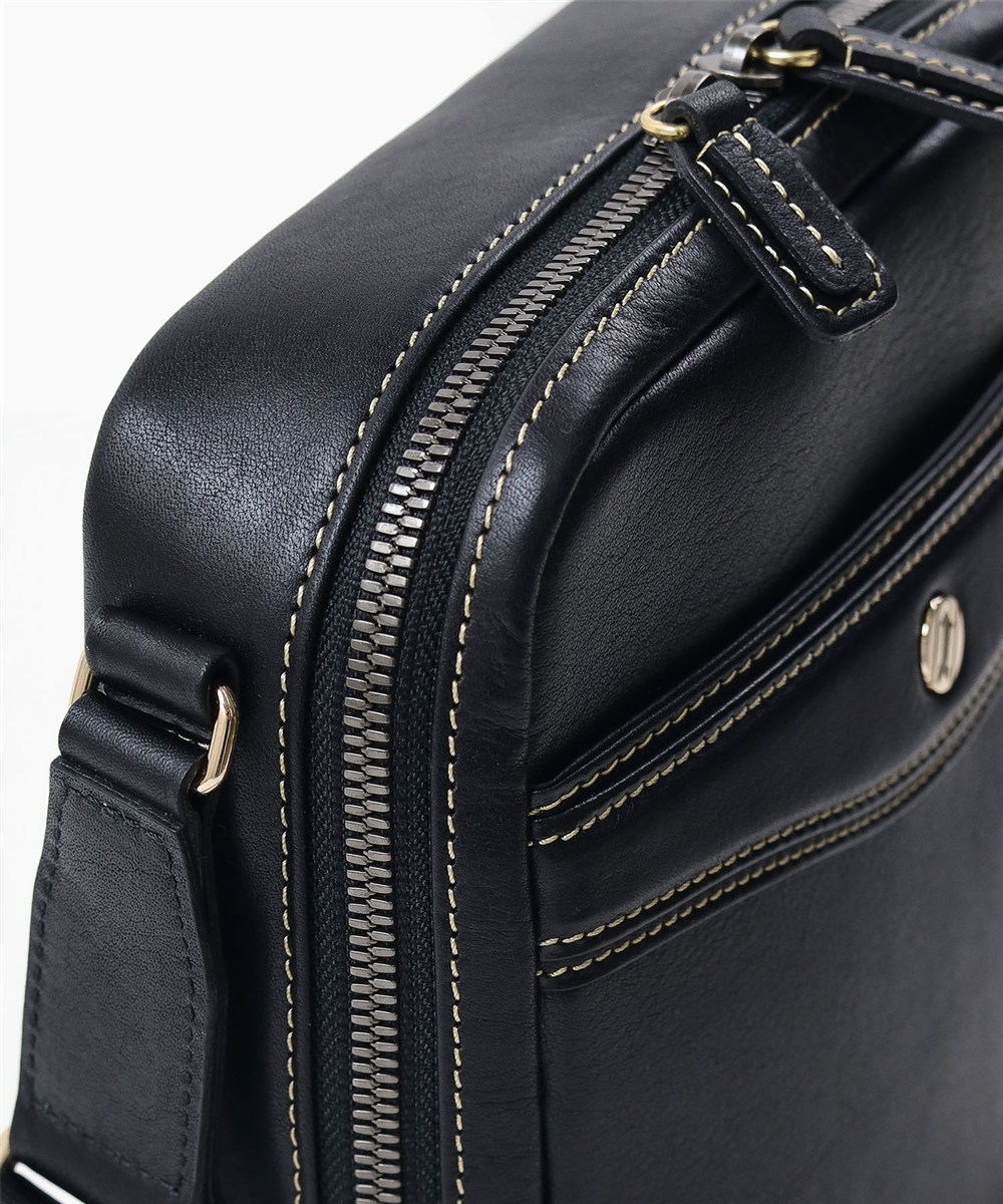 ゴールドファイル オックスフォード ミニレザーショルダーバッグ