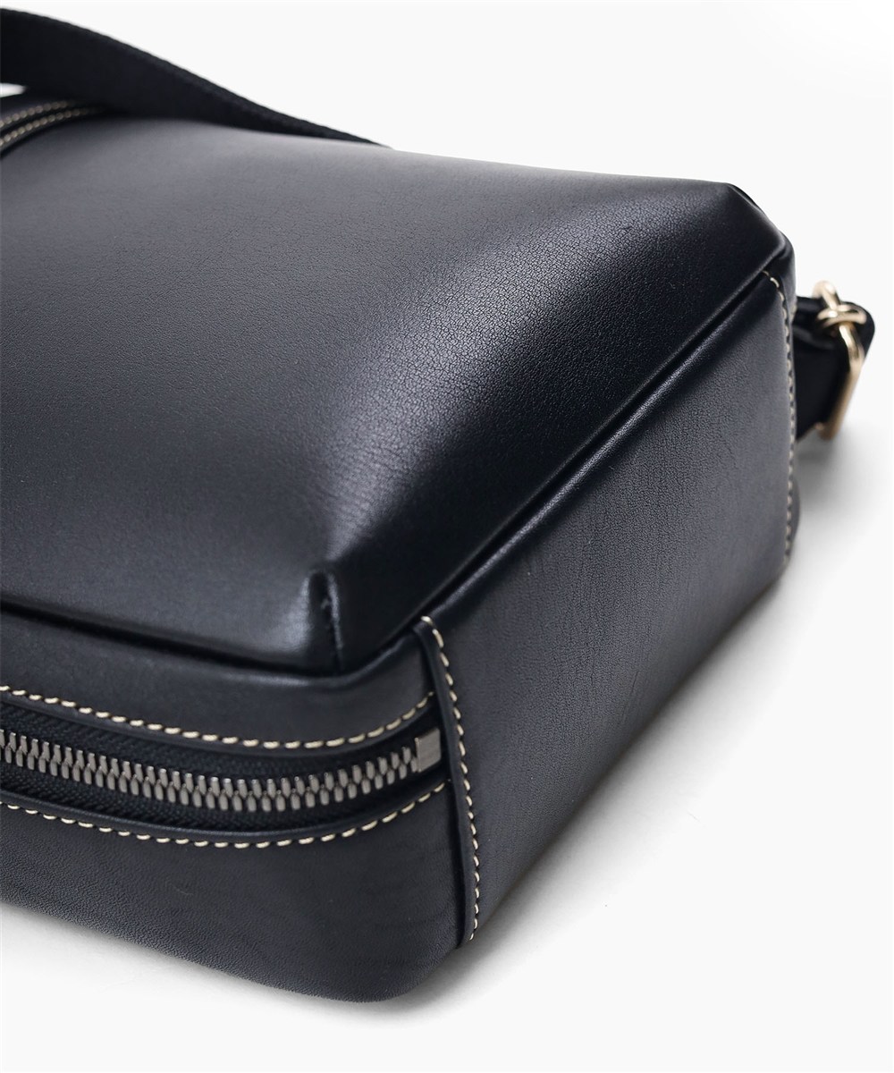 ゴールドファイル オックスフォード ミニレザーショルダーバッグ