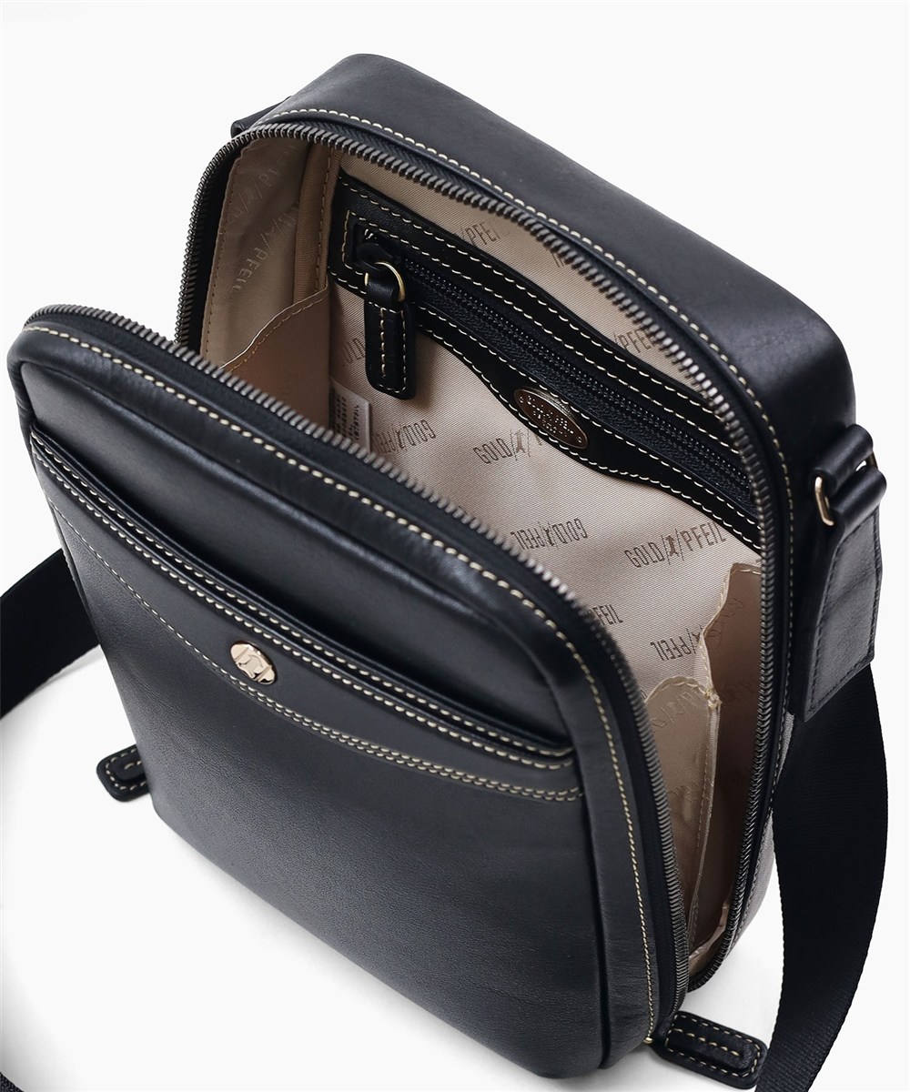 ゴールドファイル オックスフォード ミニレザーショルダーバッグ