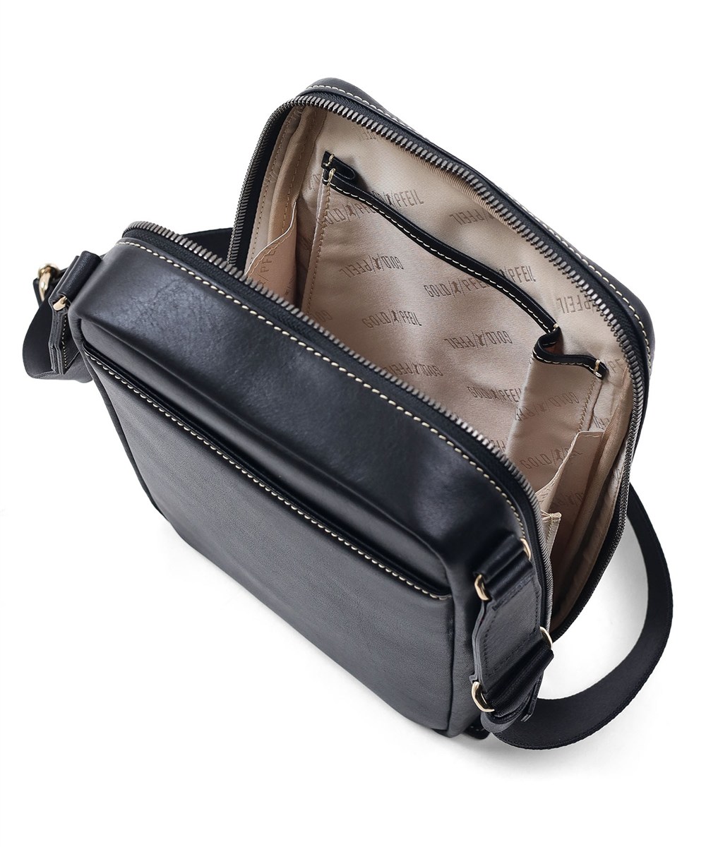 ゴールドファイル オックスフォード ミニレザーショルダーバッグ