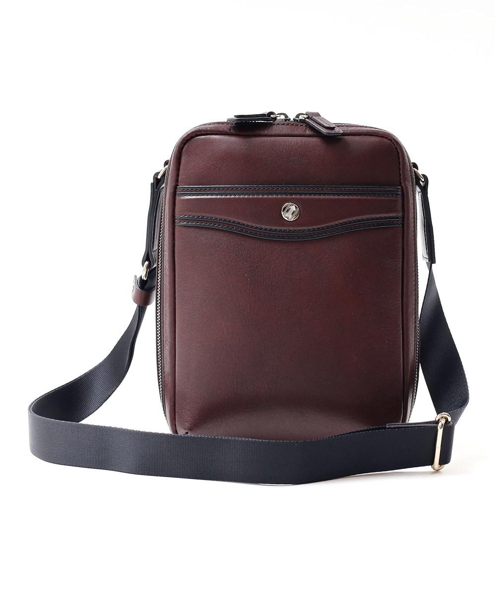 ゴールドファイル オックスフォード ミニレザーショルダーバッグ