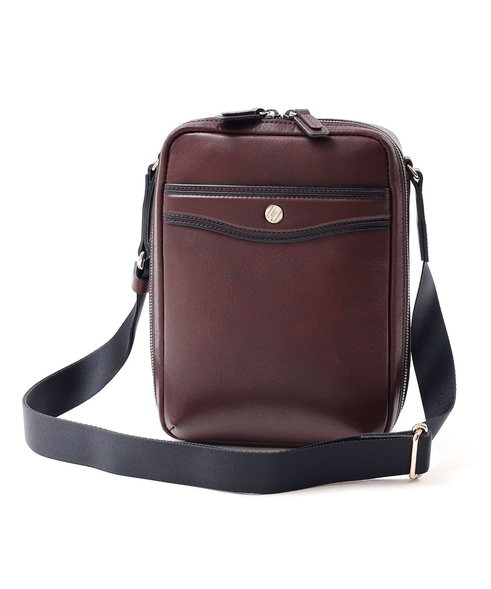 ゴールドファイル オックスフォード ミニレザーショルダーバッグ