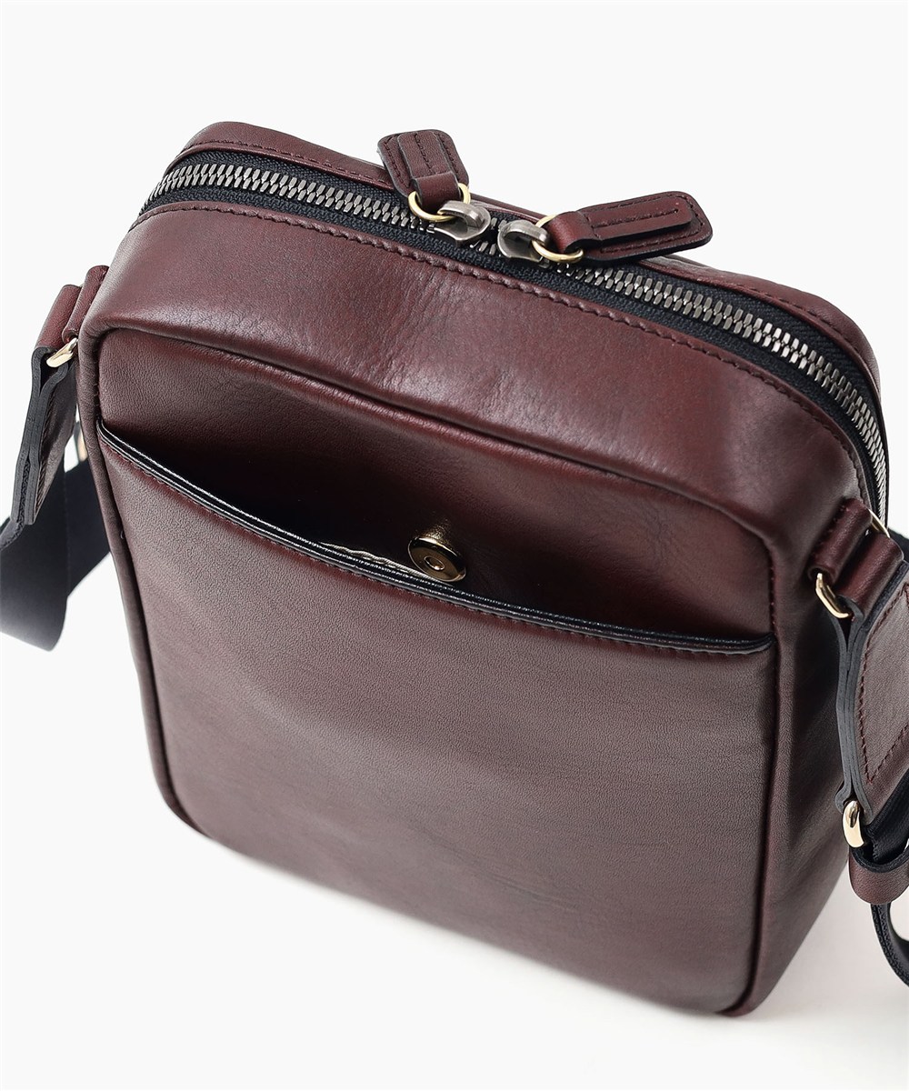 ゴールドファイル オックスフォード ミニレザーショルダーバッグ