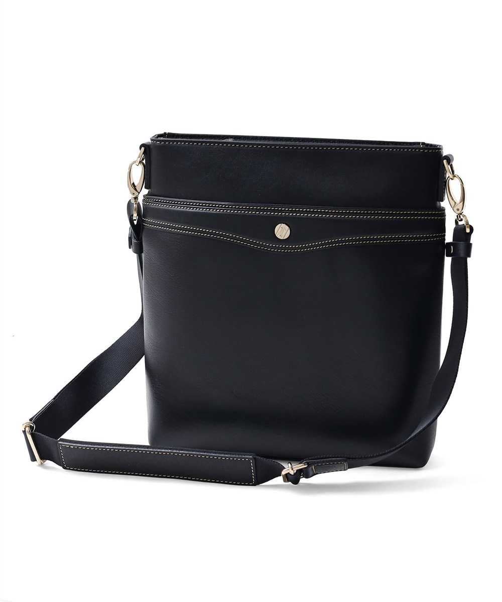 ゴールドファイル オックスフォード レザーショルダーバッグ B5